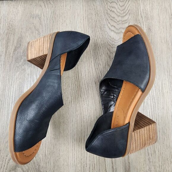 Sole Society Ralimia Chunky Heel Open Toe Heels Size 8.5" - Picture 5 of 9